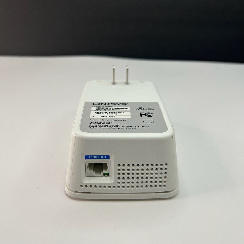 Linksys RE7000 Max-Stream AC1900 Dual-Band Wi-Fi Range Extender MU-MIMO White - Picture 4 of 11